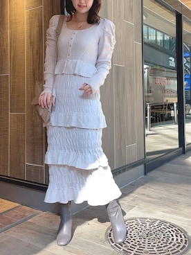 「DEICY（デイシー）のアイテム」を使った、DEICYさん（レディース・155cm）の冬コーディネート
