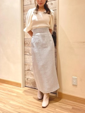 「DEICY（デイシー）のアイテム（Tシャツ/カットソー）」を使った、DEICYさん（レディース・158cm）の夏コーディネート