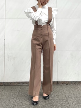 「DEICY（デイシー）のアイテム（その他パンツ）」を使った、DEICYさん（レディース・161cm）の秋コーディネート