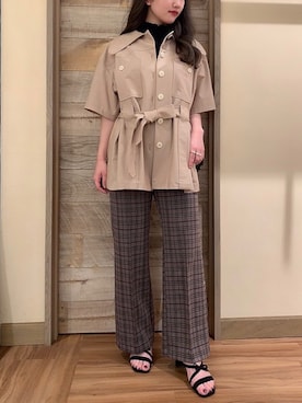 「DEICY（デイシー）のアイテム（その他パンツ）」を使った、DEICYさん（レディース・160cm）の夏コーディネート