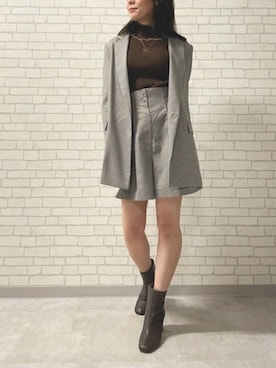 「DEICY（デイシー）のアイテム」を使った、DEICYさん（レディース・158cm）の秋コーディネート