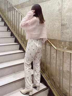 「DEICY（デイシー）のアイテム（その他パンツ）」を使った、DEICYさん（レディース・160cm）の秋コーディネート