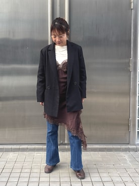 「SHEEN（シーン）のアイテム」を使った、T.N.0322さん（レディース・154cm）の春コーディネート