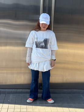 「SHEEN（シーン）のアイテム」を使った、T.N.0322さん（レディース・154cm）の春コーディネート