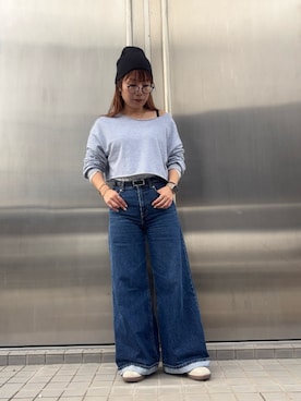 「SHEEN（シーン）のアイテム」を使った、T.N.0322さん（レディース・154cm）の春コーディネート