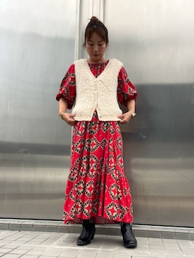 「アイテム（ワンピース/ドレス）」を使った、T.N.0322さん（レディース・154cm・40代）の秋コーディネート