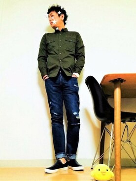 イーサン・ハントさん(メンズ・181cm)の春コーディネート