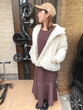 chihoさん（レディース・157cm）の冬コーディネート