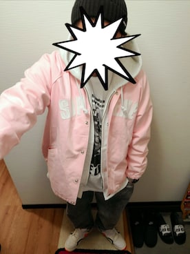 「アイテム（パンツ）」を使った、きのこ＠毒x毒x毒さん（メンズ・180cm）の冬コーディネート