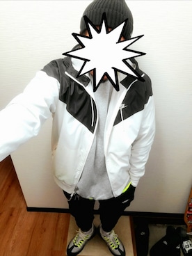 「NIKE（ナイキ）のアイテム（パンツ）」を使った、きのっぴさん（メンズ・180cm）の春コーディネート