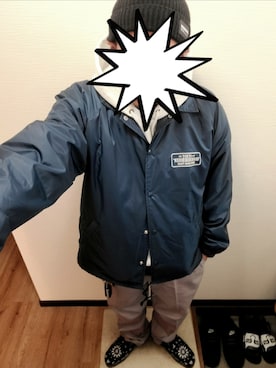 NEIGHBORHOODのナイロンジャケットを使った人気ファッション