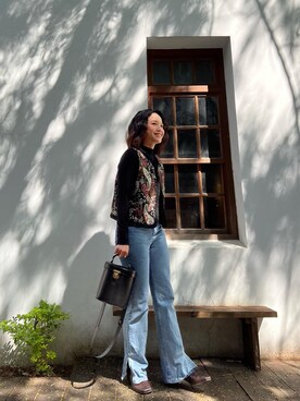 「WEAR」｜「アイテム（ジャケット/アウター）」を使った、cianさん（レディース・163cm）の春コーディネート