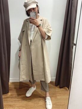 「WEAR」｜「アイテム（ジャケット/アウター）」を使った、cianさん（レディース・163cm）の秋コーディネート