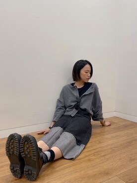「WEAR」｜「アイテム（ジャケット/アウター）」を使った、cianさん（レディース・163cm）の秋コーディネート