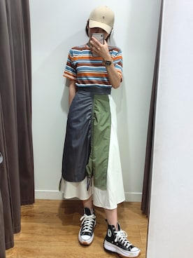 「WEAR」｜「アイテム（帽子）」を使った、cianさん（レディース・163cm）の秋コーディネート