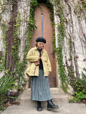 「WEAR」｜「アイテム（ワンピース/ドレス）」を使った、cianさん（レディース・163cm）の冬コーディネート