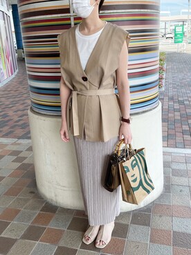 yukaさん（レディース・164cm）の夏コーディネート