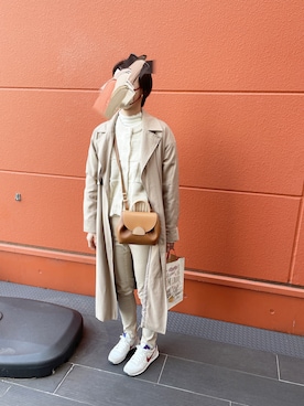 「apres jour mignon（アプレジュールミニョン）のアイテム（トレンチコート）」を使った、yukaさん（レディース・164cm）の春コーディネート