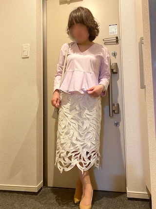 CELFORD（セルフォード）の「チューリップレーススカート（スカート  