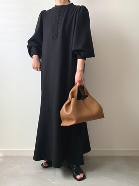 「ISOOK（アイスー）のアイテム（ワンピース/ドレス）」を使った、miさん（レディース・154cm）の春コーディネート