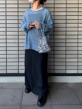 「DISCOAT（ディスコート）のアイテム（ワンピース/ドレス）」を使った、miさん（レディース・154cm）の秋コーディネート