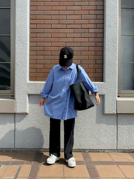 「Ameri（アメリ）のアイテム（スニーカー）」を使った、miさん（レディース・154cm）の秋コーディネート