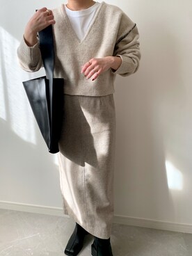 miさん（レディース・154cm）の冬コーディネート