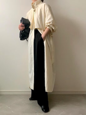 「ISOOK（アイスー）のアイテム」を使った、miさん（レディース・154cm）の春コーディネート