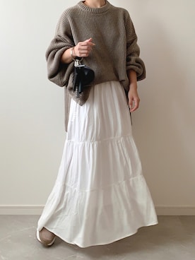 「Lucida（ルシーダ）のアイテム」を使った、miさん（レディース・154cm）の秋コーディネート