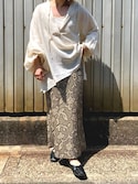 ジャガードリーフペンシルスカート(スカート)|TODAYFUL(トゥデイ ...
