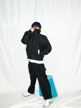 「Lesca（レスカ）のアイテム」を使った、あっくんさん（メンズ・171cm）の冬コーディネート