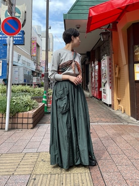 にしむらりささん（レディース・158cm）の夏コーディネート