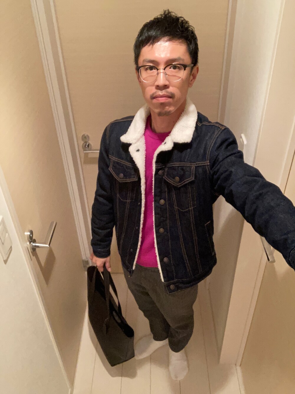 Gap シェルパライニング アイコンデニムジャケットを使った人気 