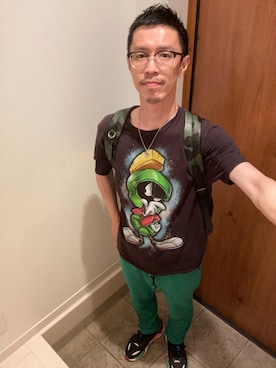 「AZUL by moussy（アズールバイマウジー）のアイテム」を使った、junodart【official】さん（メンズ・168cm）の夏コーディネート