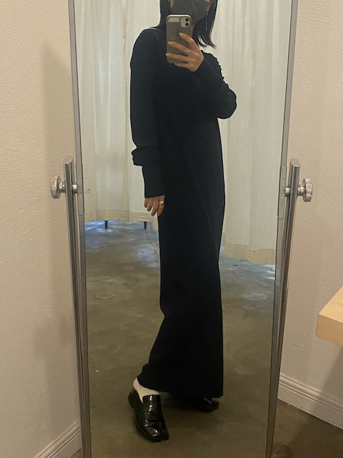 ENOF（イナフ）の「long knit dress（ワンピース）」 - WEAR