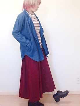 𝔸𝕤𝕒𝕞𝕚.さん（レディース・157cm）の秋コーディネート