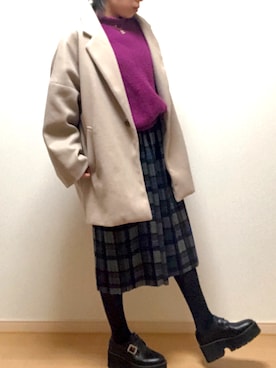 𝔸𝕤𝕒𝕞𝕚.さん（レディース・157cm）の冬コーディネート