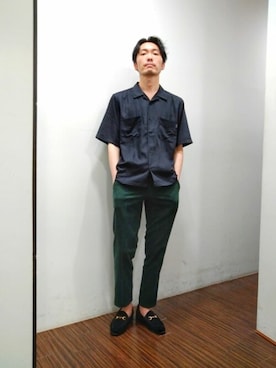 「NEWYORKER（ニューヨーカー）のアイテム」を使った、NEWYORKER_MENSさん（メンズ・180cm）の夏コーディネート