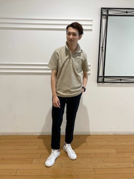 「NEWYORKER（ニューヨーカー）のアイテム」を使った、NEWYORKER_MENSさん（メンズ・172cm）の夏コーディネート