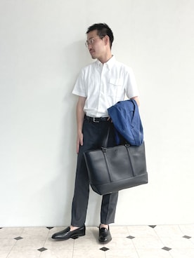 「NEWYORKER（ニューヨーカー）のアイテム」を使った、NEWYORKER_MENSさん（メンズ・170cm）の夏コーディネート