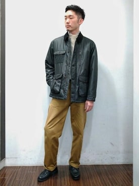 「NEWYORKER（ニューヨーカー）のアイテム」を使った、NEWYORKER_MENSさん（メンズ・180cm）の秋コーディネート