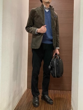 「NEWYORKER（ニューヨーカー）のアイテム」を使った、NEWYORKER_MENSさん（メンズ・180cm）の秋コーディネート