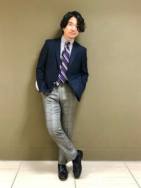 「ブリティッシュ」｜NEWYORKER_MENSさん（メンズ・170cm）の秋コーディネート