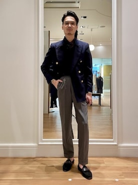 「NEWYORKER（ニューヨーカー）のアイテム」を使った、NEWYORKER_MENSさん（メンズ・170cm）の夏コーディネート