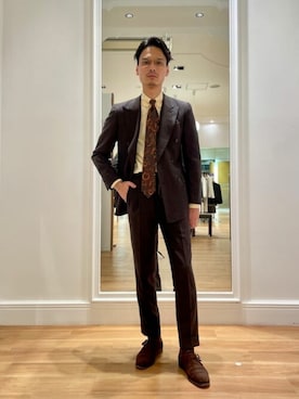 「NEWYORKER（ニューヨーカー）のアイテム」を使った、NEWYORKER_MENSさん（メンズ・170cm）の秋コーディネート