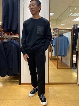 「NEWYORKER（ニューヨーカー）のアイテム」を使った、NEWYORKER_MENSさん（メンズ・165cm）の秋コーディネート