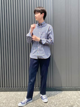 「NEWYORKER（ニューヨーカー）のアイテム」を使った、NEWYORKER_MENSさん（メンズ・174cm）の夏コーディネート