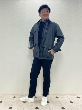 「NEWYORKER（ニューヨーカー）のアイテム」を使った、NEWYORKER_MENSさん（メンズ・178cm）の秋コーディネート