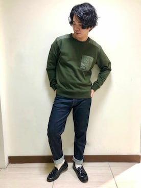 「NEWYORKER（ニューヨーカー）のアイテム」を使った、NEWYORKER_MENSさん（メンズ・170cm）の秋コーディネート