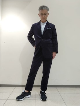 「ビジカジ」｜NEWYORKER_MENSさん（メンズ・174cm）の秋コーディネート